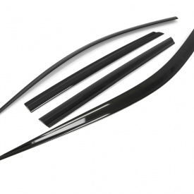 Дефлекторы Auto Clover - тонированные 4 шт на Hyundai Santa Fe 3 (DM)